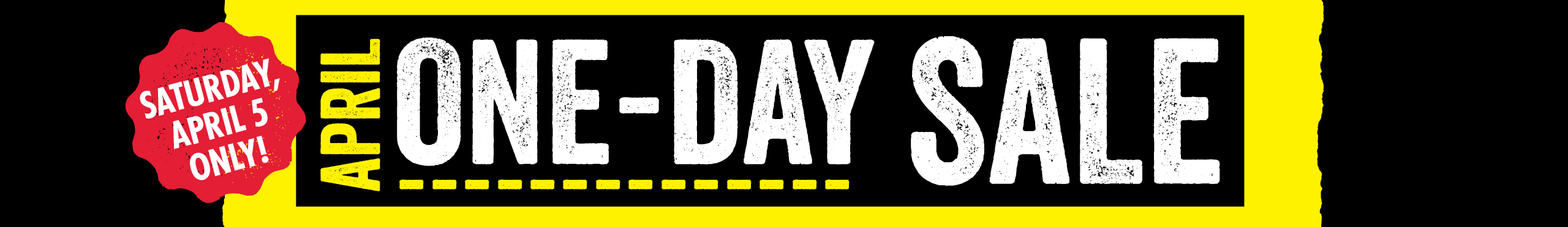 April One Day Sale