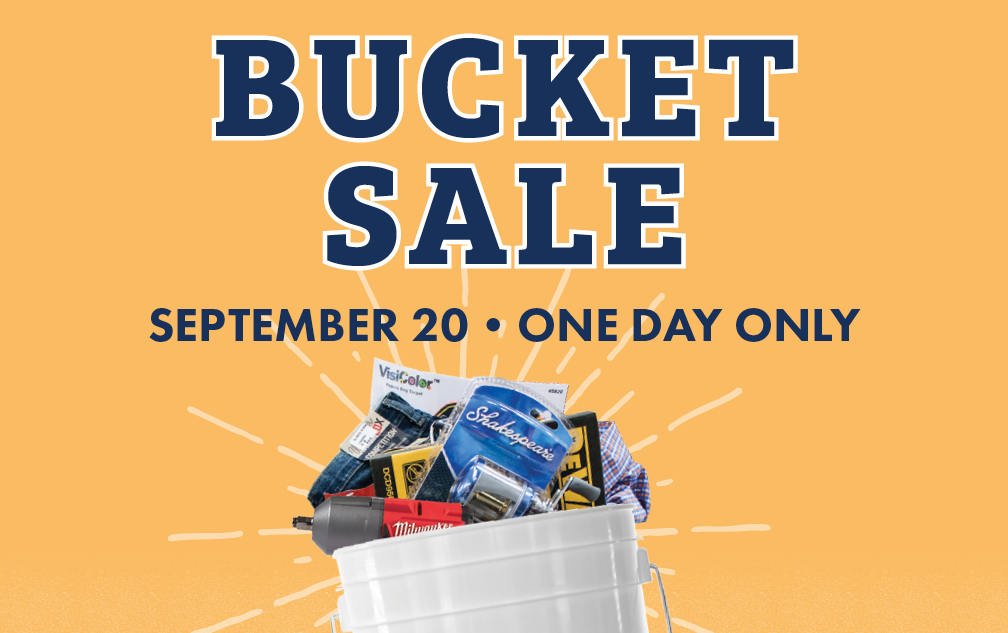 Bucket Sale September 20