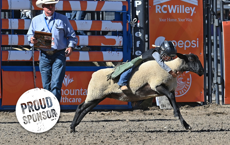 Proud Sponsor of Days of 47 Mutton Busting