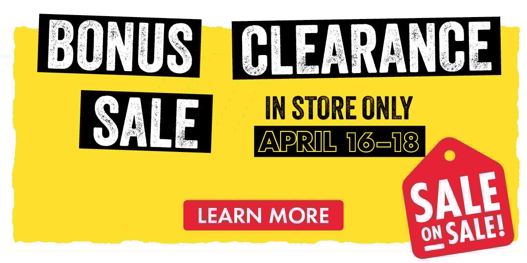 Bonus Clearance Sale