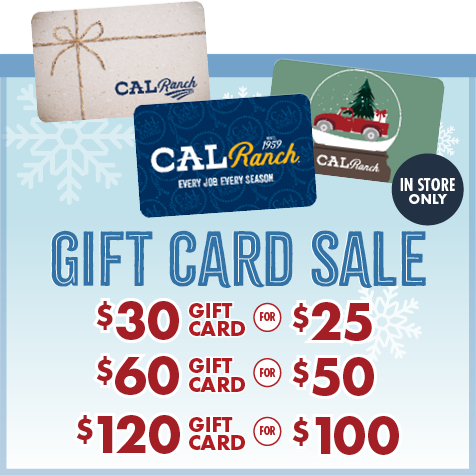 Gift Card Sale $30 Gift Card for $25 $60 Gift Card for $50 $120 Gift Card for $100