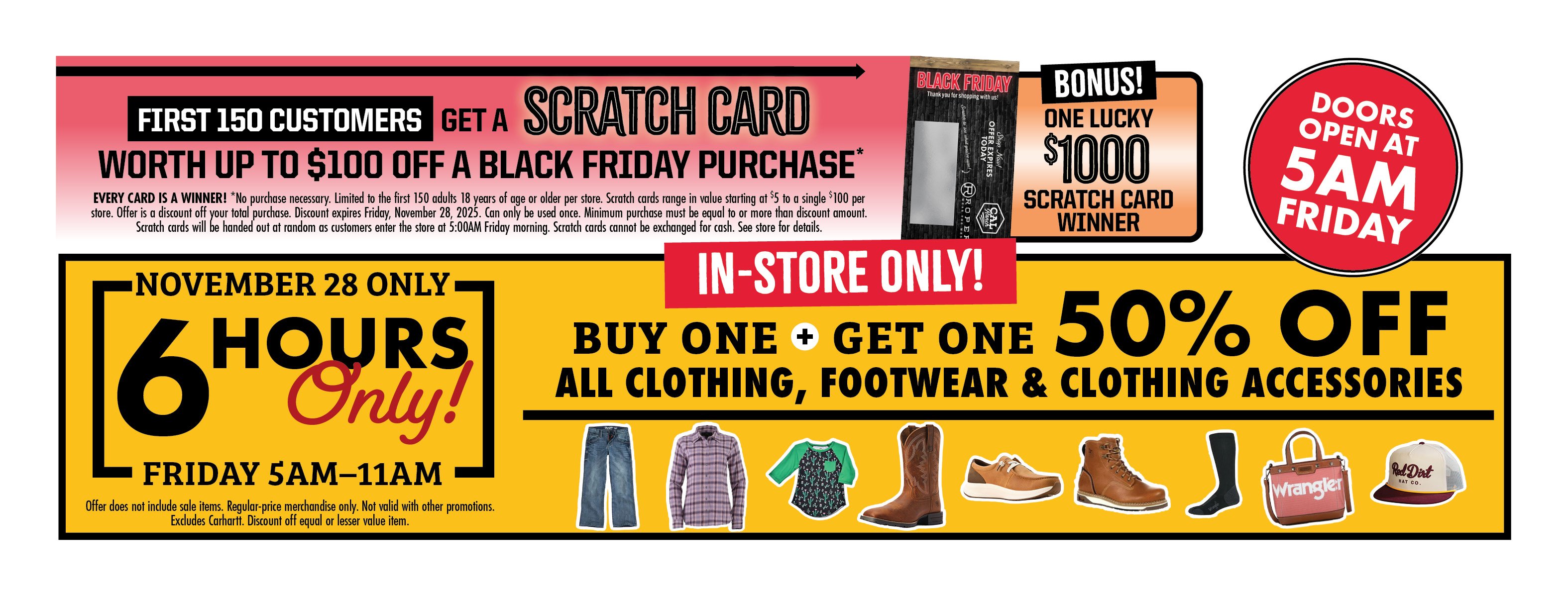 Black Friday Flyer Page 1