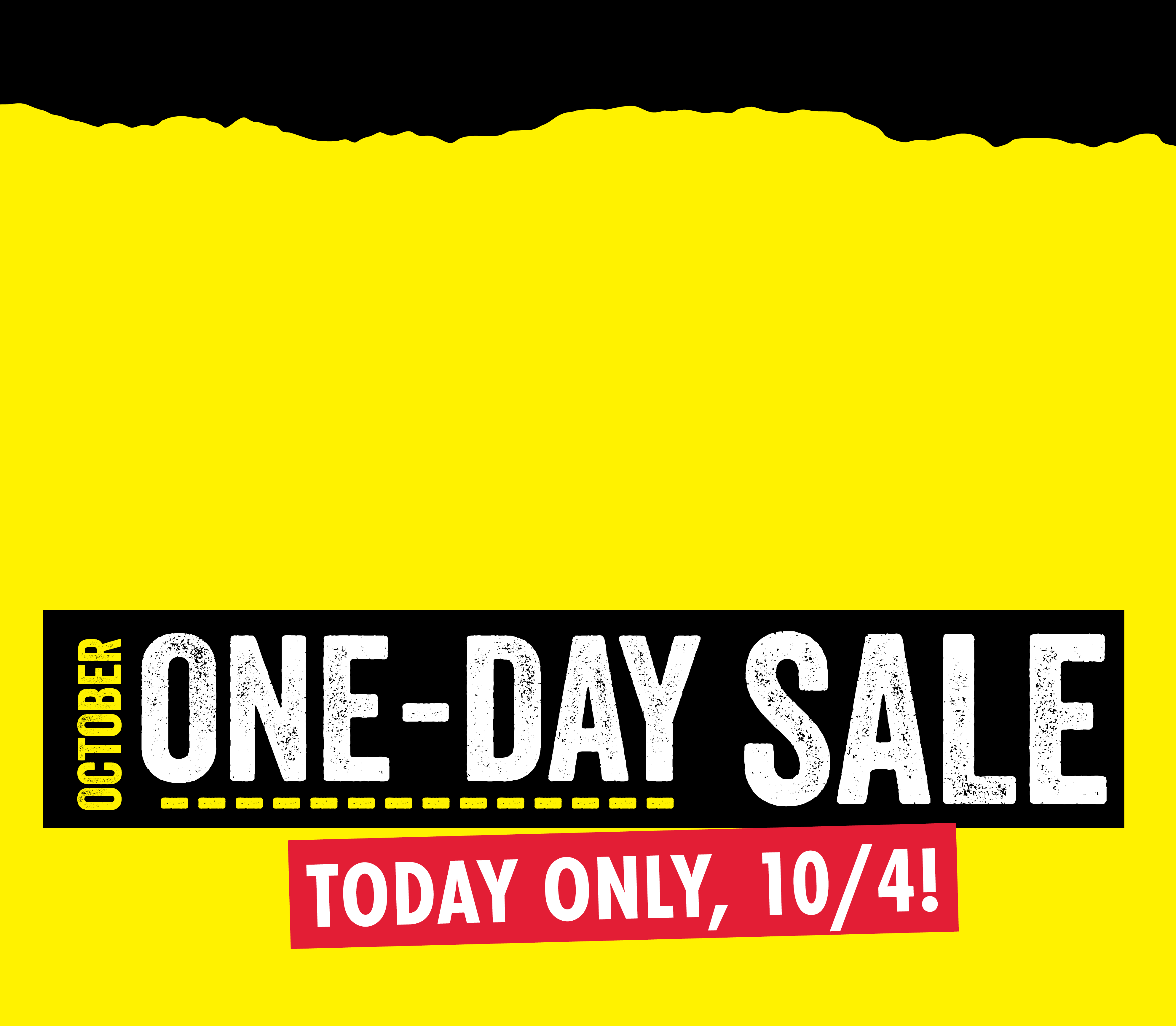 October One Day Sale