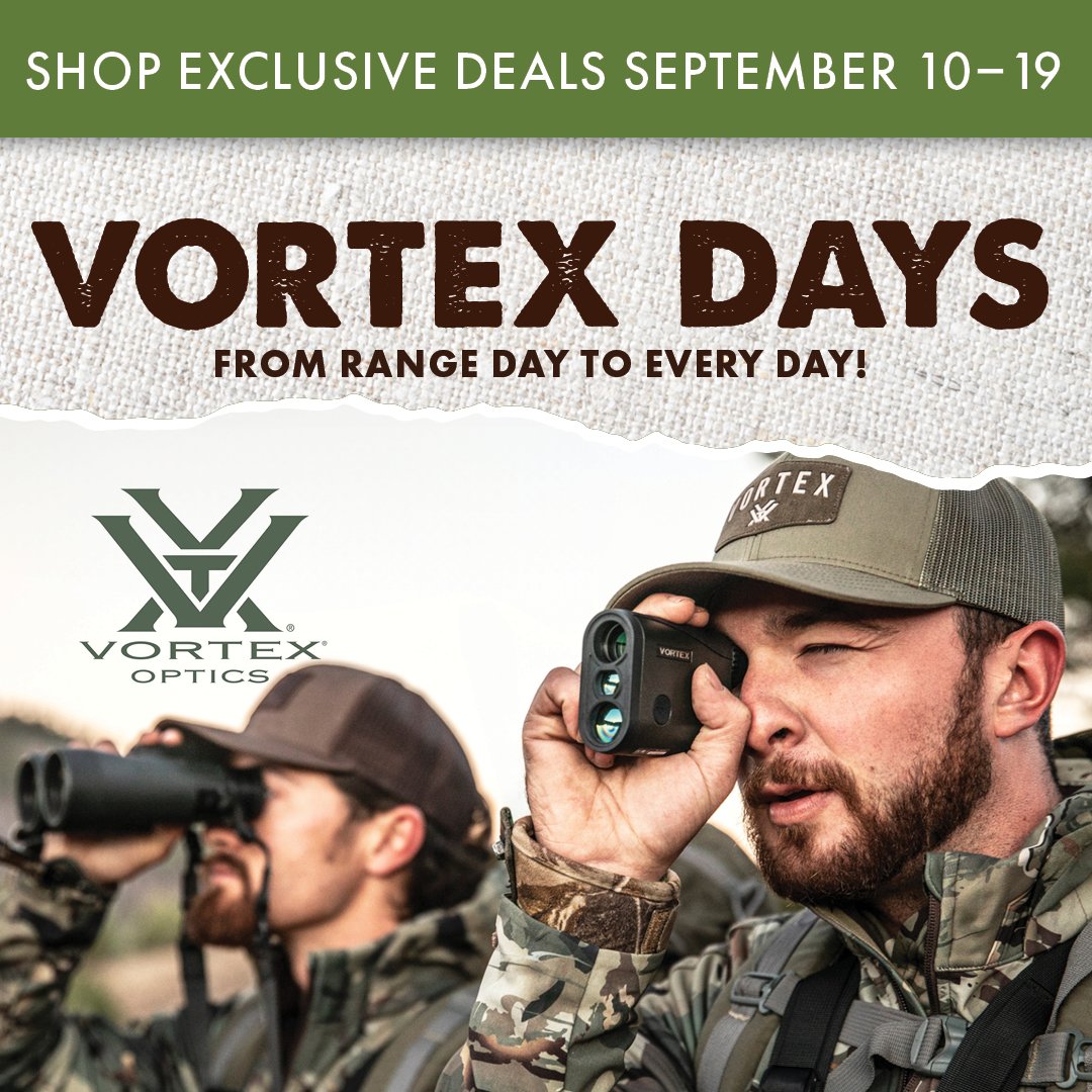 Shop Exclusive Deals September 10-19 Vortex Days From Range Day to Every Day