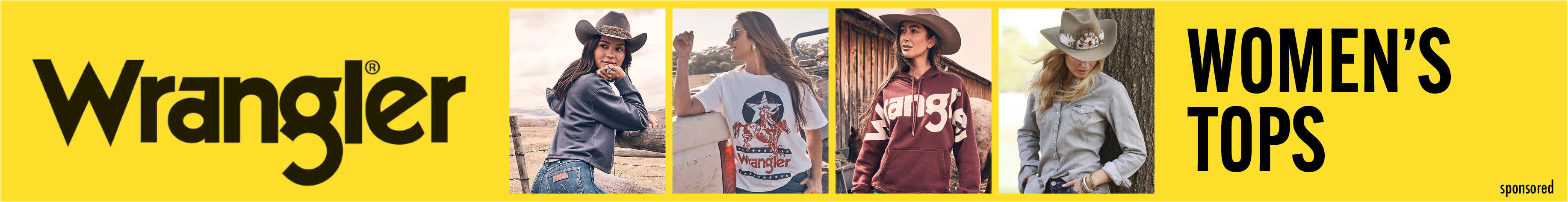 Wrangler Men's Tops Sponsored