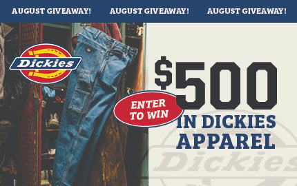 DICKIES $500 GIVEAWAY