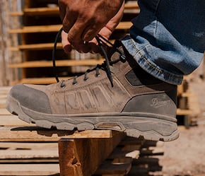 Plain Toe Work Boot