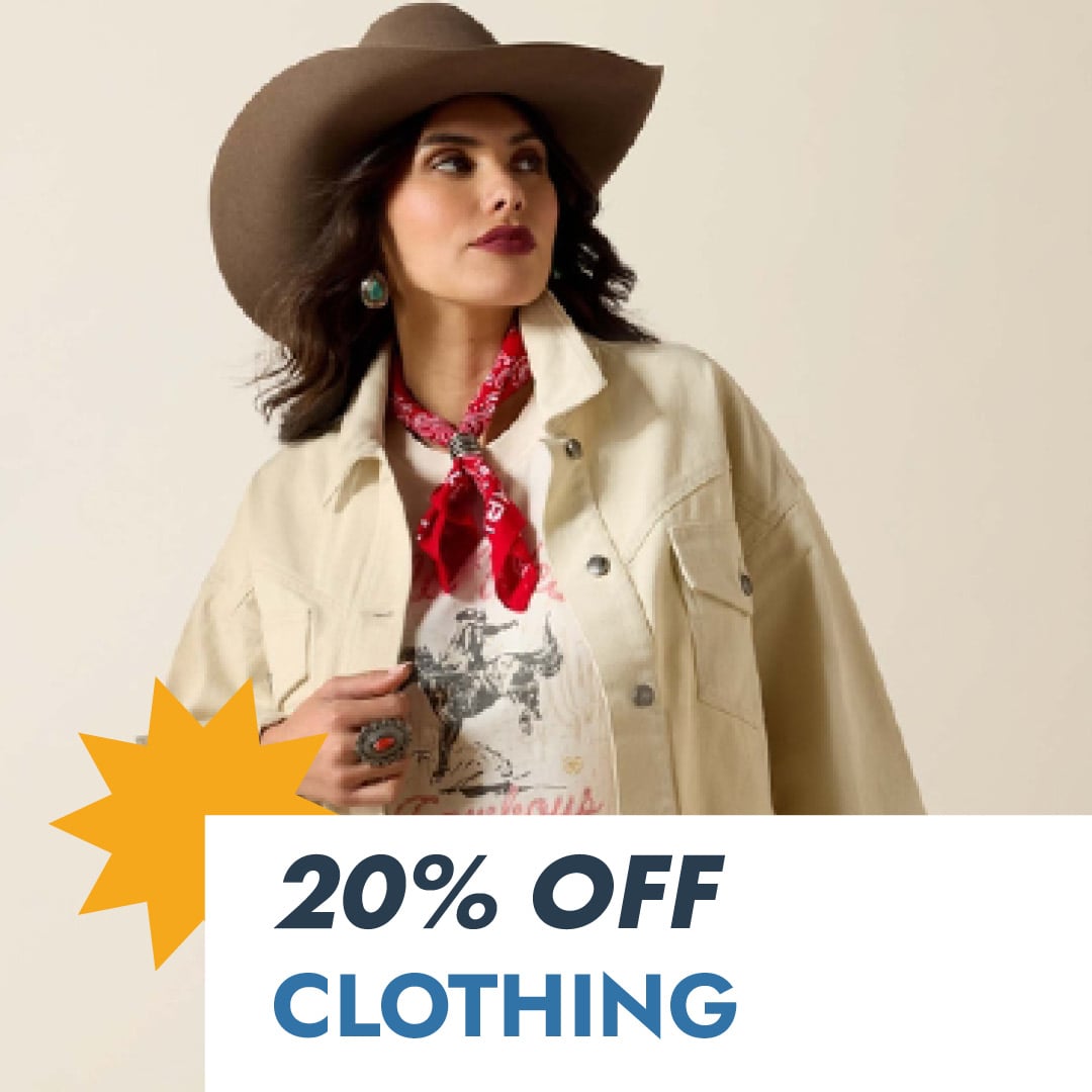 20% OFF CLOTHING