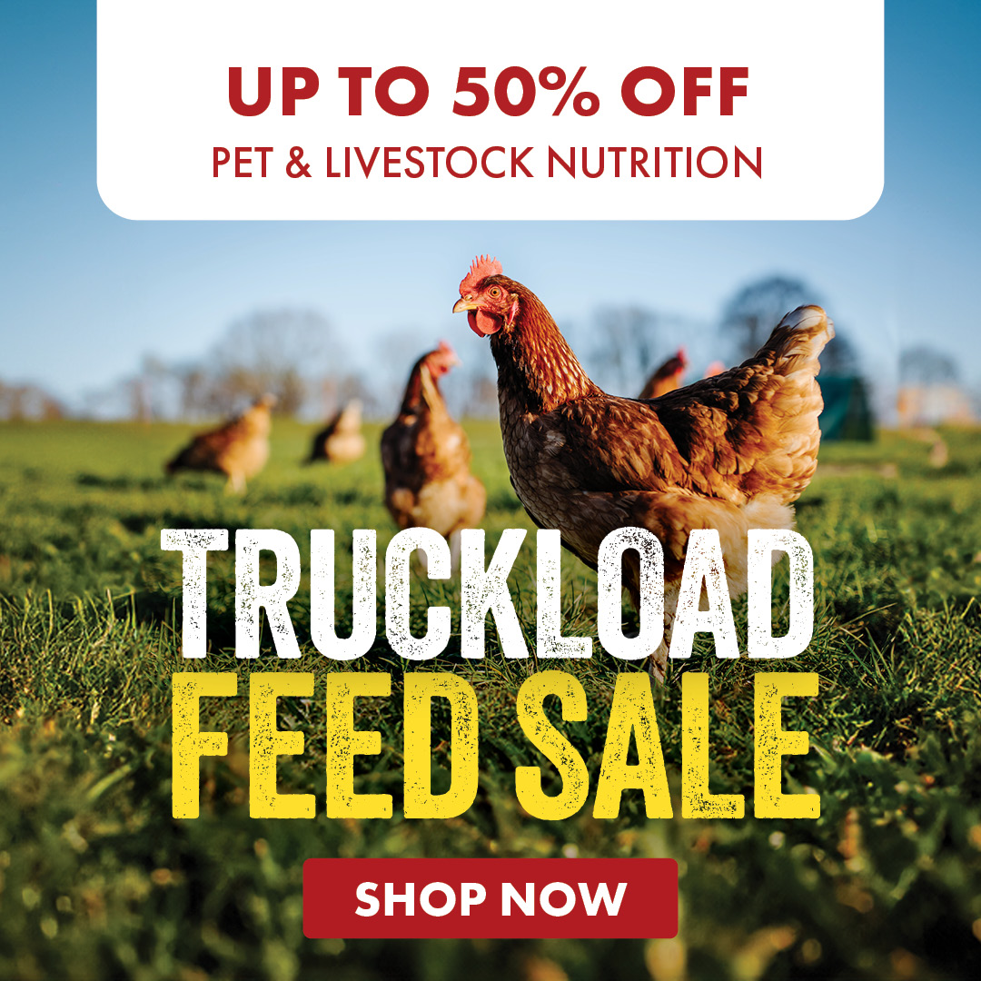UP TO 50% OFF PET & LIVESTOCK NUTRITION TRUCKLOAD FEED SALE SHOP NOW