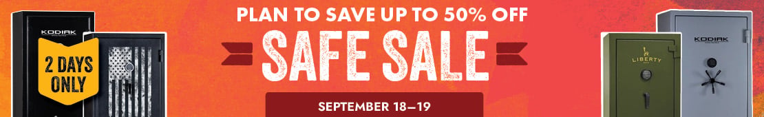 PLAN TO SAVE UP TO 50% OFF SAFE SALE SEPTEMBER 18-19 2 DAYS ONLY