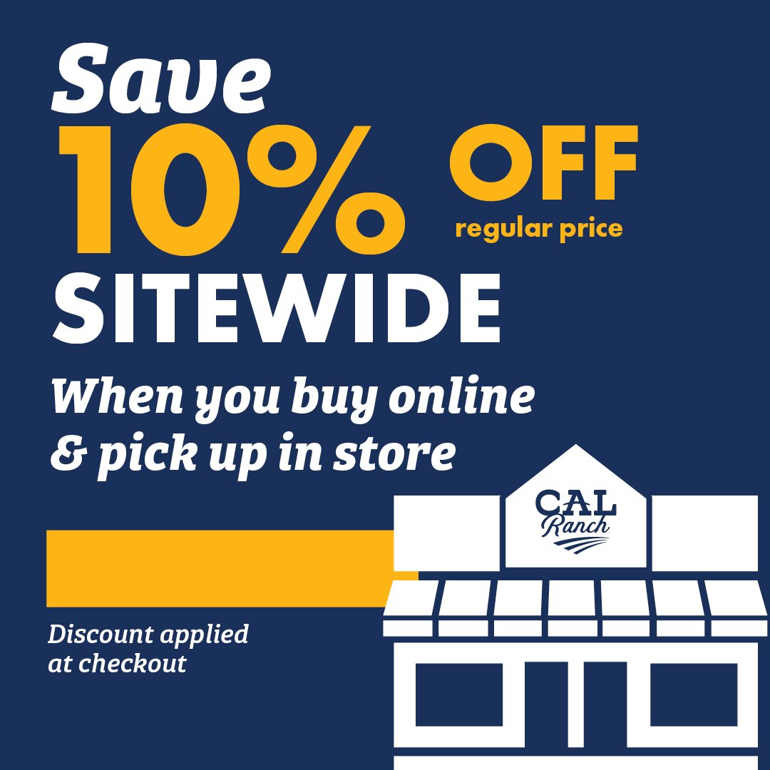 Save 10% OFF regular price SITEWIDE When you buy online & pick up in store