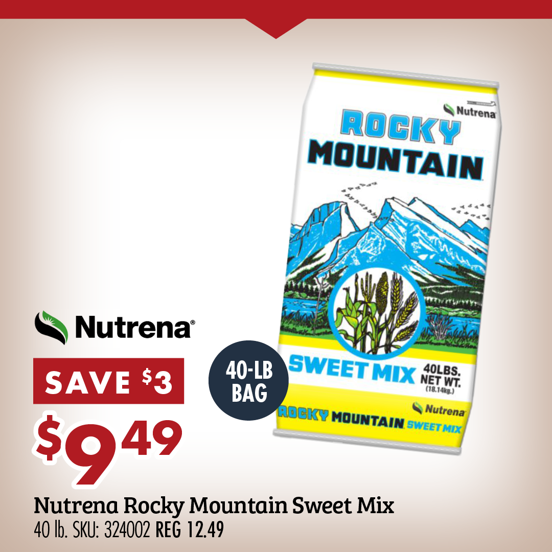 Nutrena Rocky Mountain Sweet Mix 40 lb