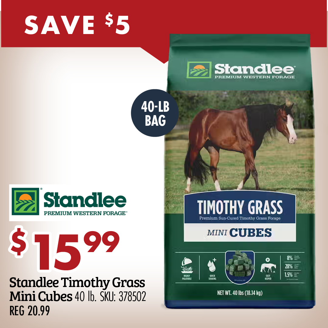 Standlee Timothy Grass Mini Cubes 40 lb