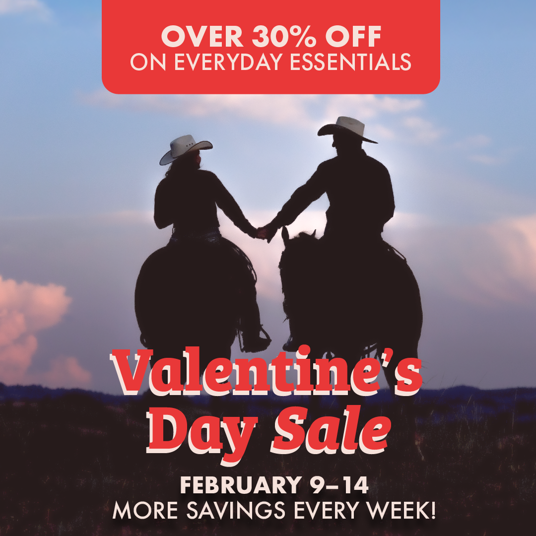 OVER 30% OFF ON EVERYDAY ESSENTIALS Valentine's Day Sale FEBRUARY 9-14 MORE SAVINGS EVERY WEEK!