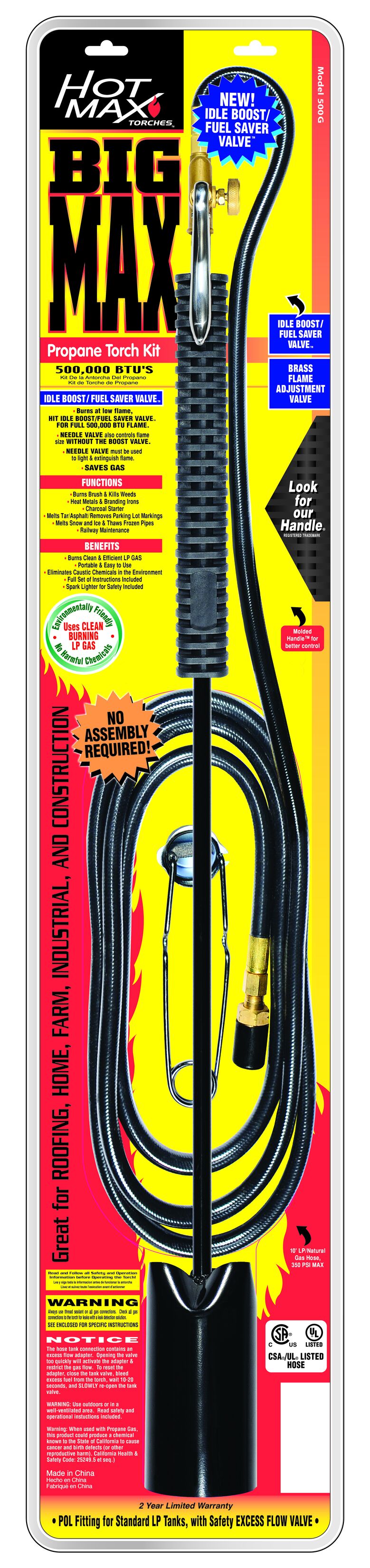 Big Max Propane Torch Weed Burner - Heating Fuel | Hot Max | C-A-L