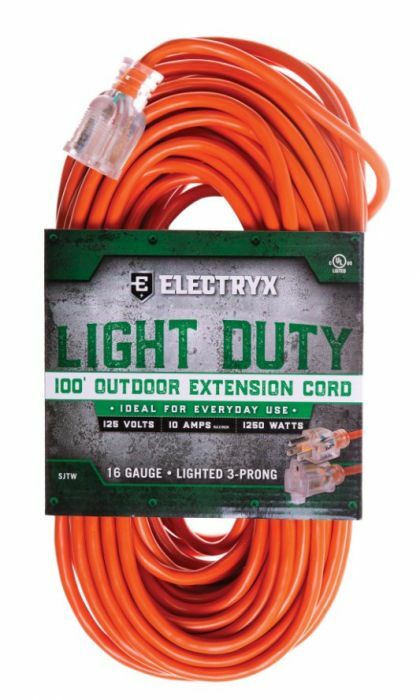 100-Ft 16-Ga Light Duty Extension Cord