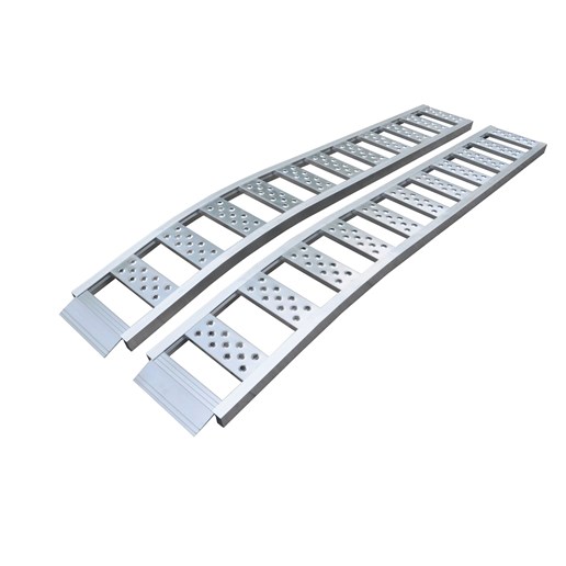 90-In X 12-In Arched Aluminum Loading Ramps