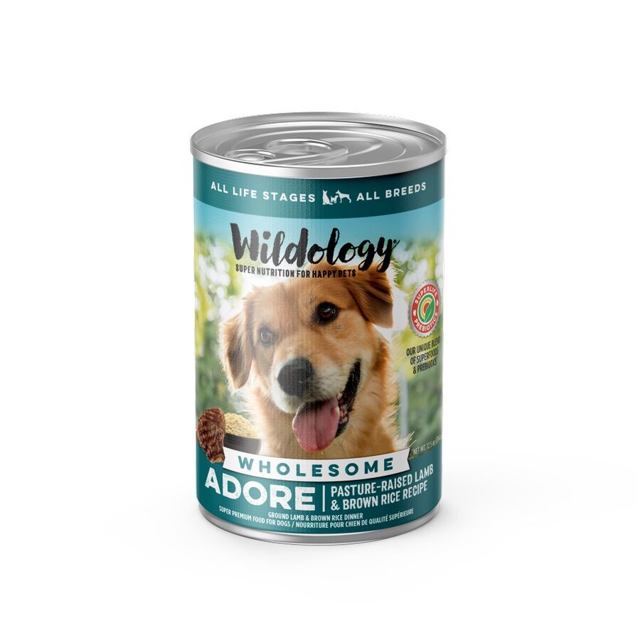 Wildology ADORE Pasture-Raised Lamb & Rice Recipe Dog Food, 12.8-Oz