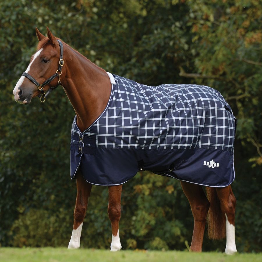 Saxon 600D Standard Neck Lite Turnout Blanket, 78-In