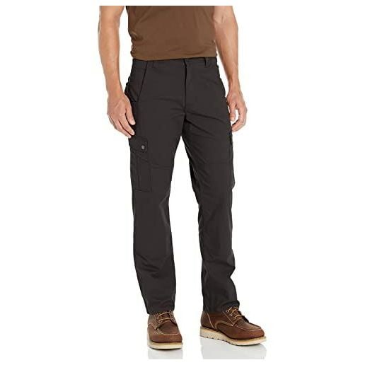 Carhartt Men's Rugged Flex® Relaxed Fit Ripstop Cargo Work Pant in Black