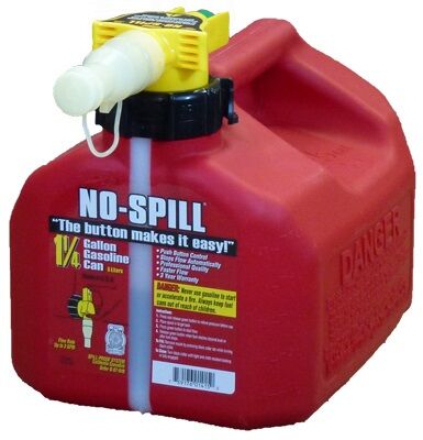 1 1/4-Gal No-Spill Gas Can