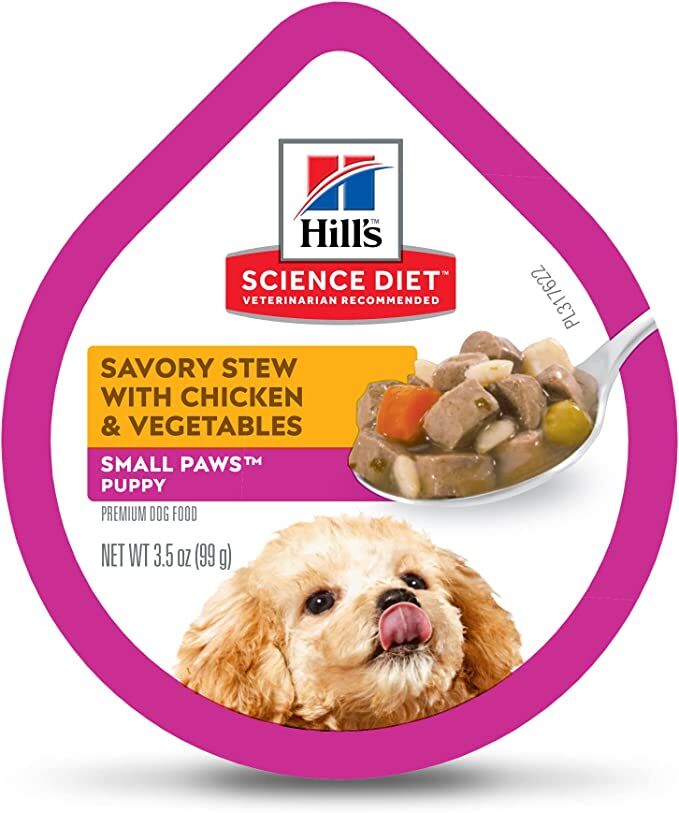 Hill's® Science Diet® Puppy Small Paws™ Savory Stew with Chicken and Vegetables, 3.5-Oz 