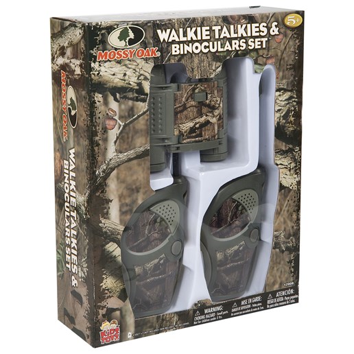 Walkie Talkie & Binocular Set in Mossy Oak Camo