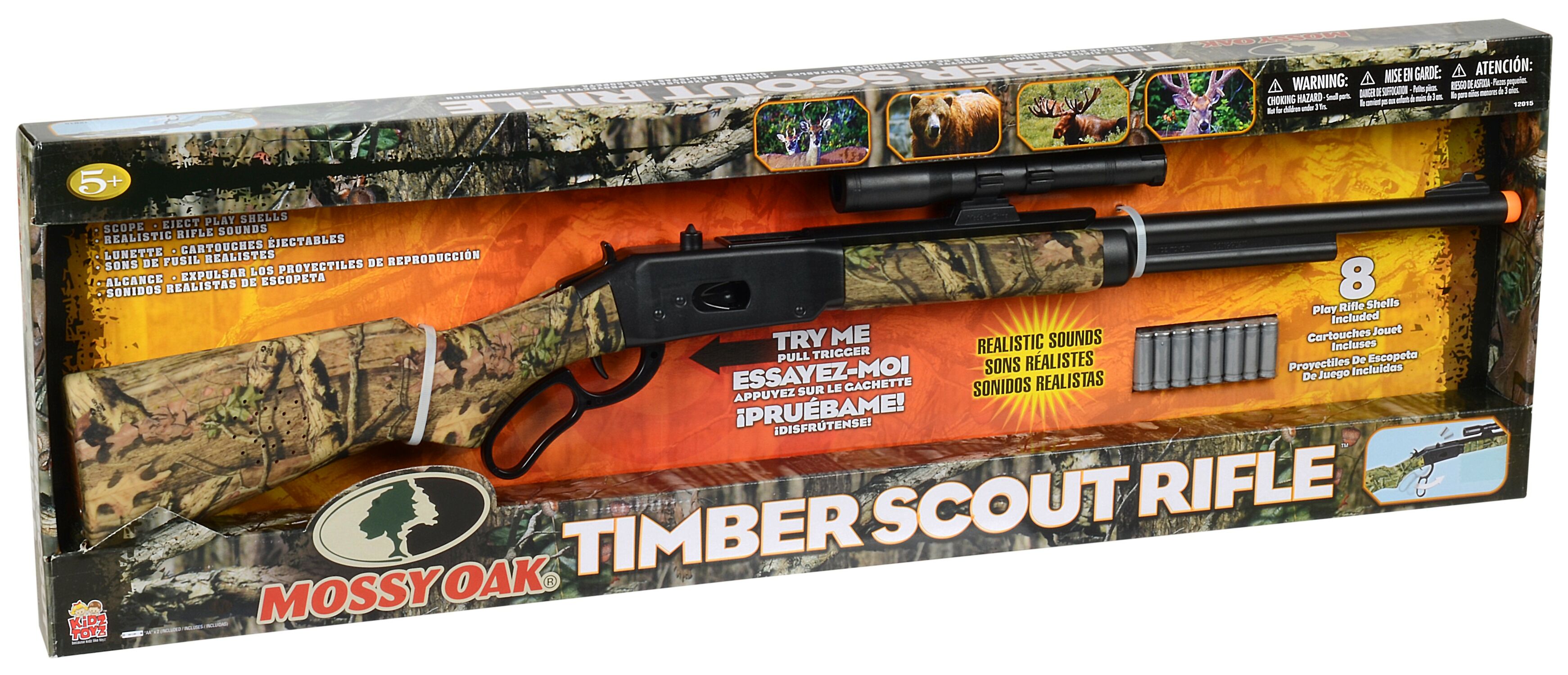 Timber Scout Rifle in Mossy Oak Camo