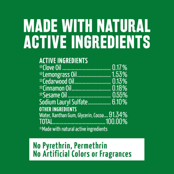 TropiClean Natural Flea & Tick Soothing Shampoo for Dogs, 20-Oz