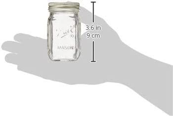 Mini Mouth 4-Oz Glass Jar, 4 Pack