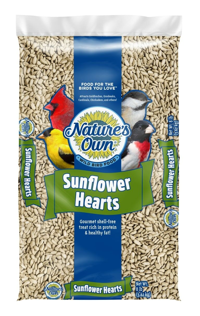 Nature's Own Sunflower Hearts Bird Feed, 8 - Lb