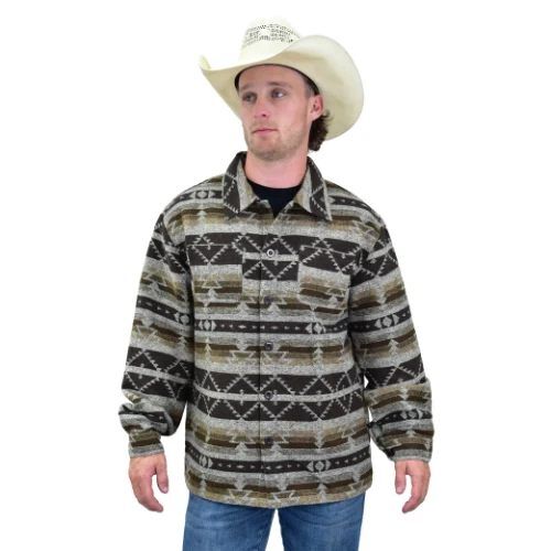 Cowboy Hardware Men's Vintage Aztec Wool Jacket