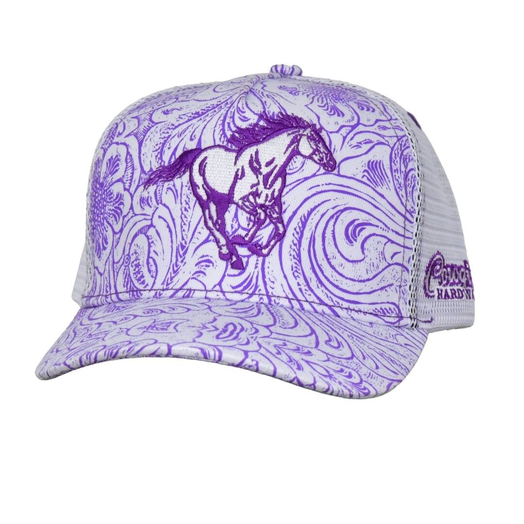 Cowboy Hardware Girl's Floral Running Horse Hat