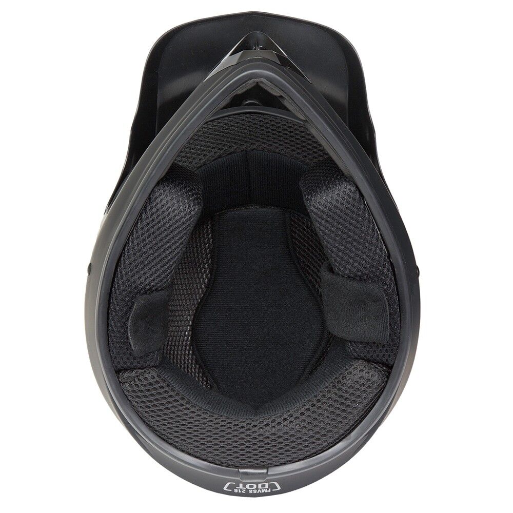 Raider Youth GXR MX Helmet in Matte Black, Large