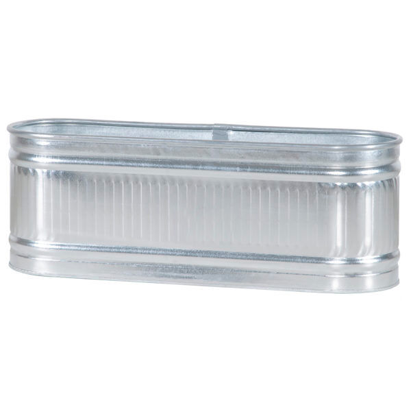 Galvanized Round End Stock Tank, 169-Gal