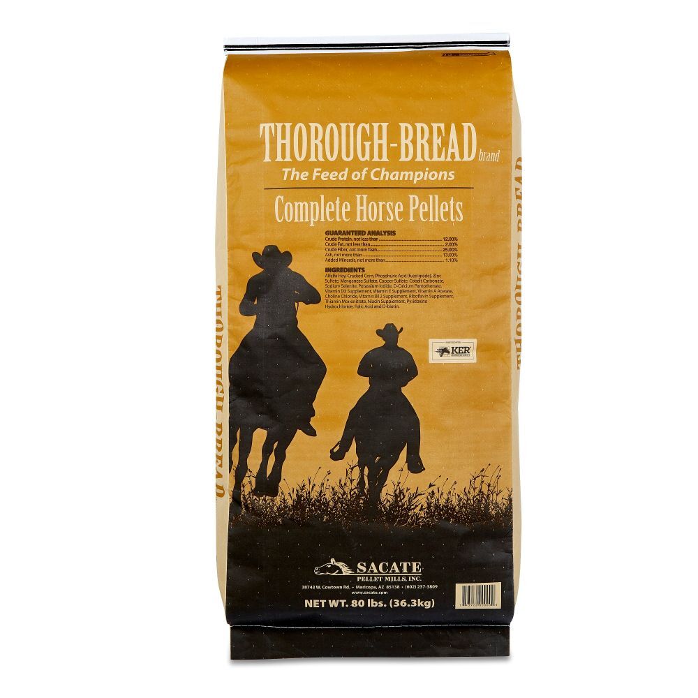 Sacate Pellet Mills Sacate Thorough Bread Complete Pellet-80 Lb.