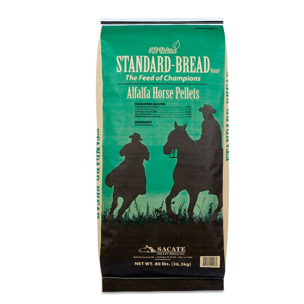 Sacate Pellet Mills Sacate Standard Breed Alfalfa Pellet-80 Lb.