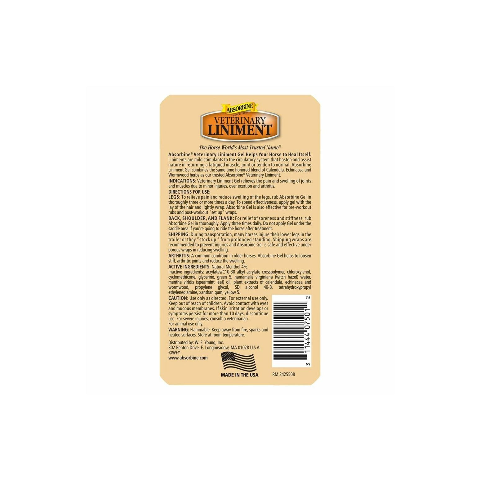 Absorbine Veterinary Liniment Gel for Horses 12 oz. | Ubuy Absorbine Veterinary Liniment Gel for Horses 12 oz. | Ubuy