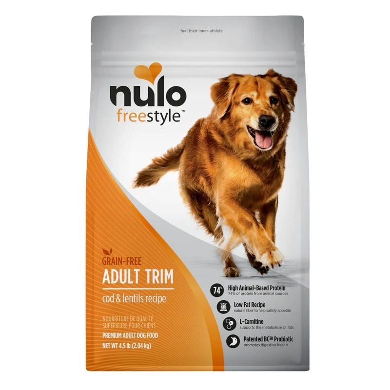 Nulo FreeStyle High-Protein Kibble Trim Cod & Lentils Recipe Dog Food, 24-Lb