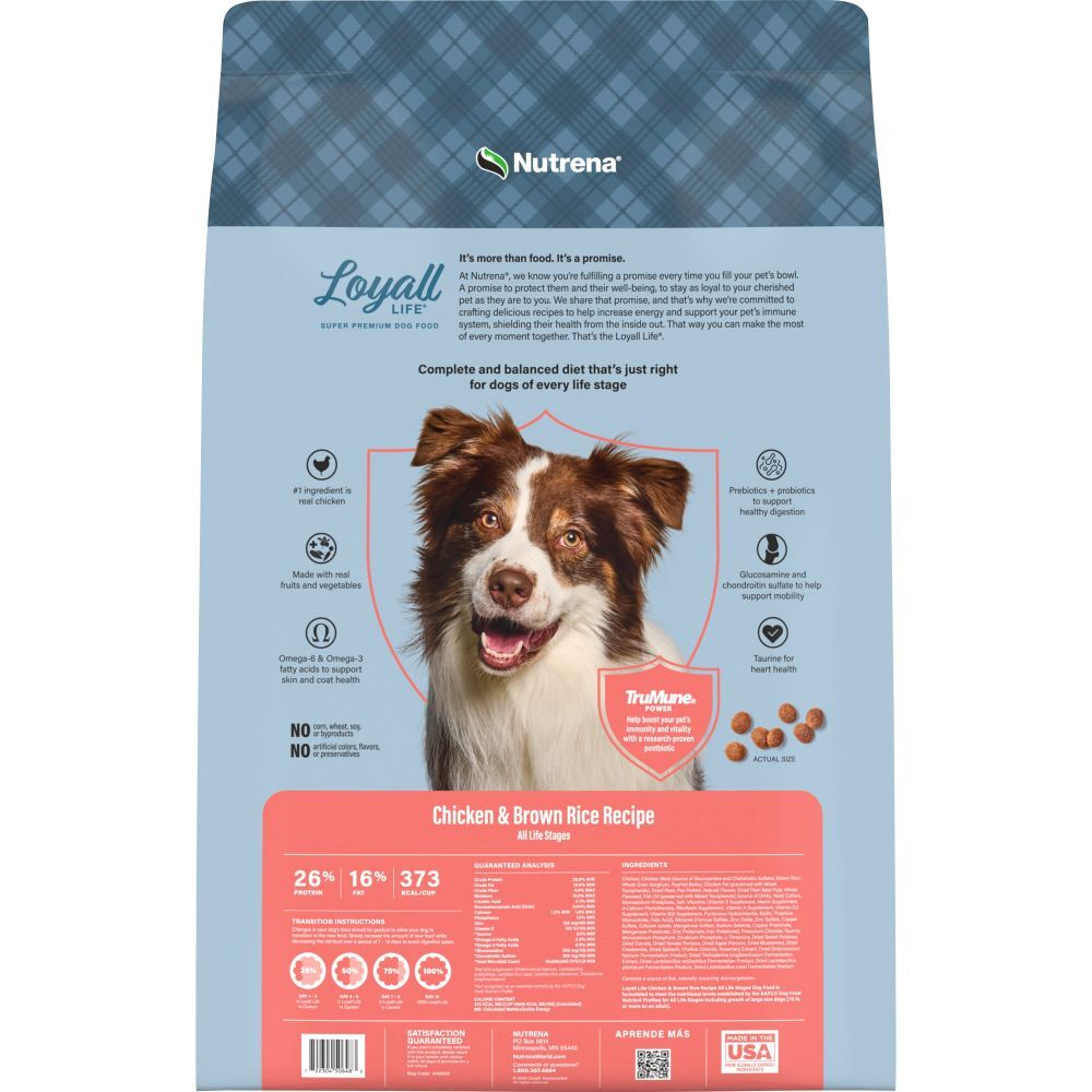 Loyall Life Chicken & Brown Rice Recipe All Life Stages Dog Food, 40-Lb