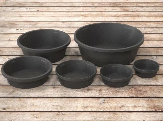Rubber Feed Pan, 15-Gal