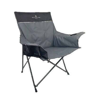 Black Sierra Traditional Black/Grey Camp Chair