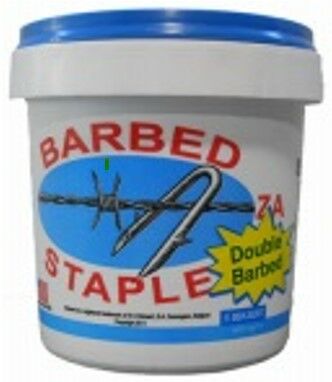 Bekaert 8 Gauge 2" Double Barbed Staples, 8-Lb