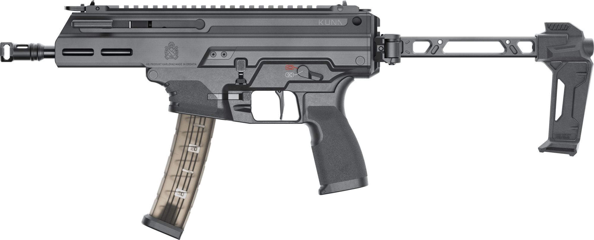 Springfield Armory Kuna 9mm PCC Style Pistol With Strike Industries FSA Brace, 30-Rd