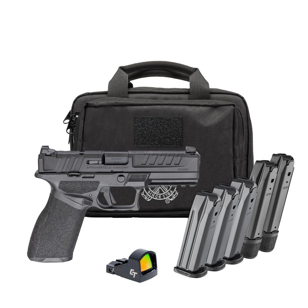 Springfield Armory Echelon 4.5F 9mm Full Sized Pistol with Gear Up Kit and Red Dot, 17-Rd