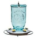 Mason Jar Glass Hummingbird Feeder, 32-oz Nectar Capacity