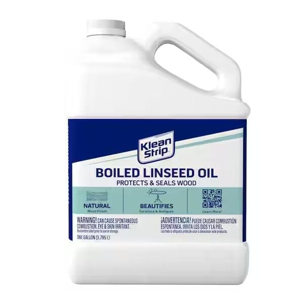 Klean Strip Transparent Clear Boiled Linseed Oil, 1-Gal