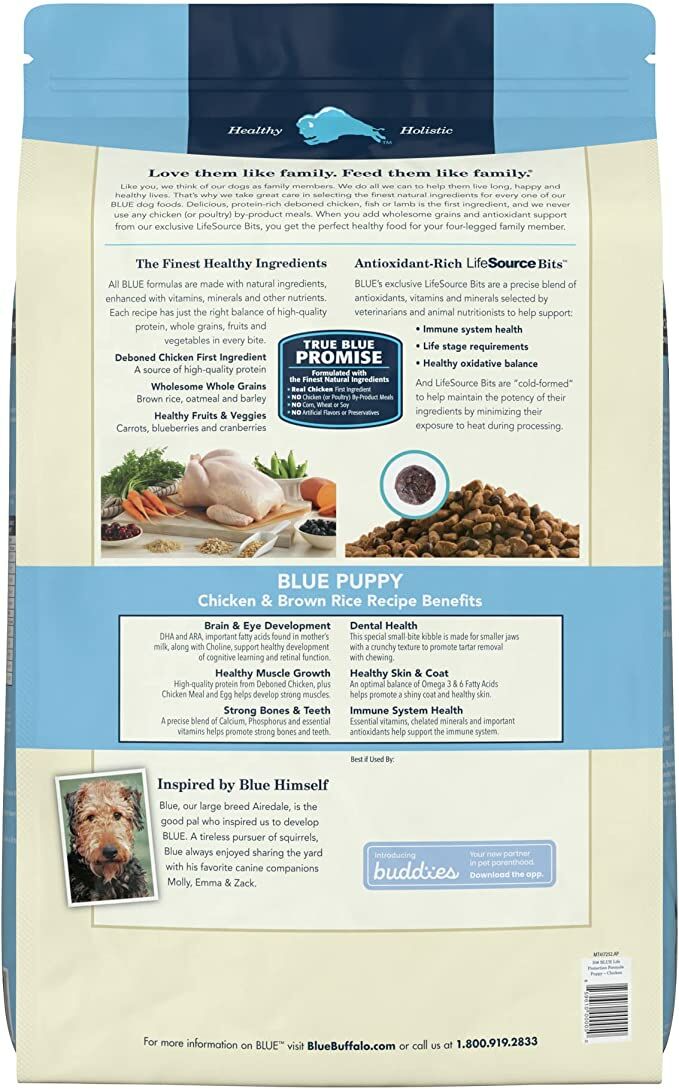 Blue Buffalo Puppy Chicken And Brown Rice, 30-lb bag Dry Dog Food