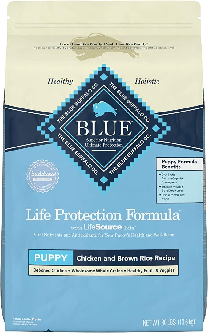 Blue Buffalo Puppy Chicken And Brown Rice, 30-lb bag Dry Dog Food