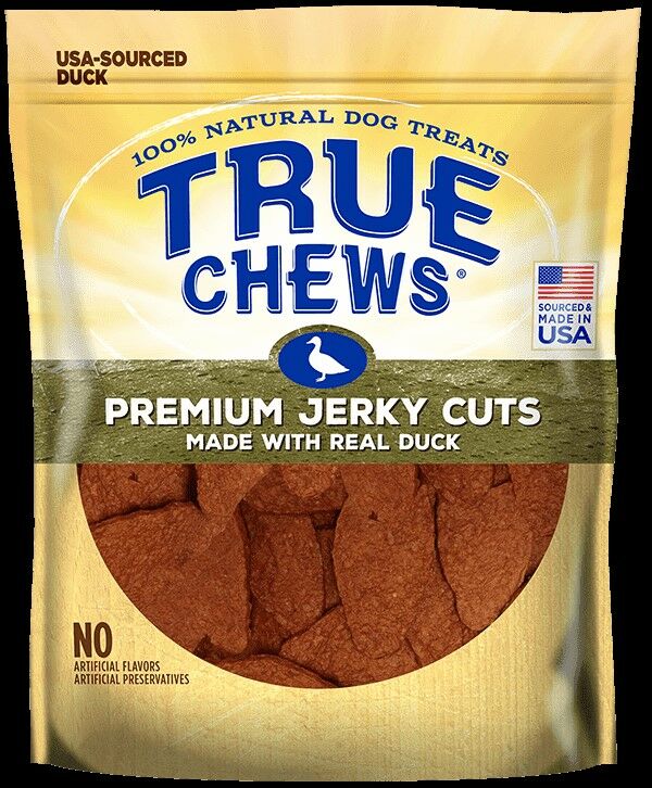 Premium Real Duck Jerky Cuts Dog Treats, 12-Oz